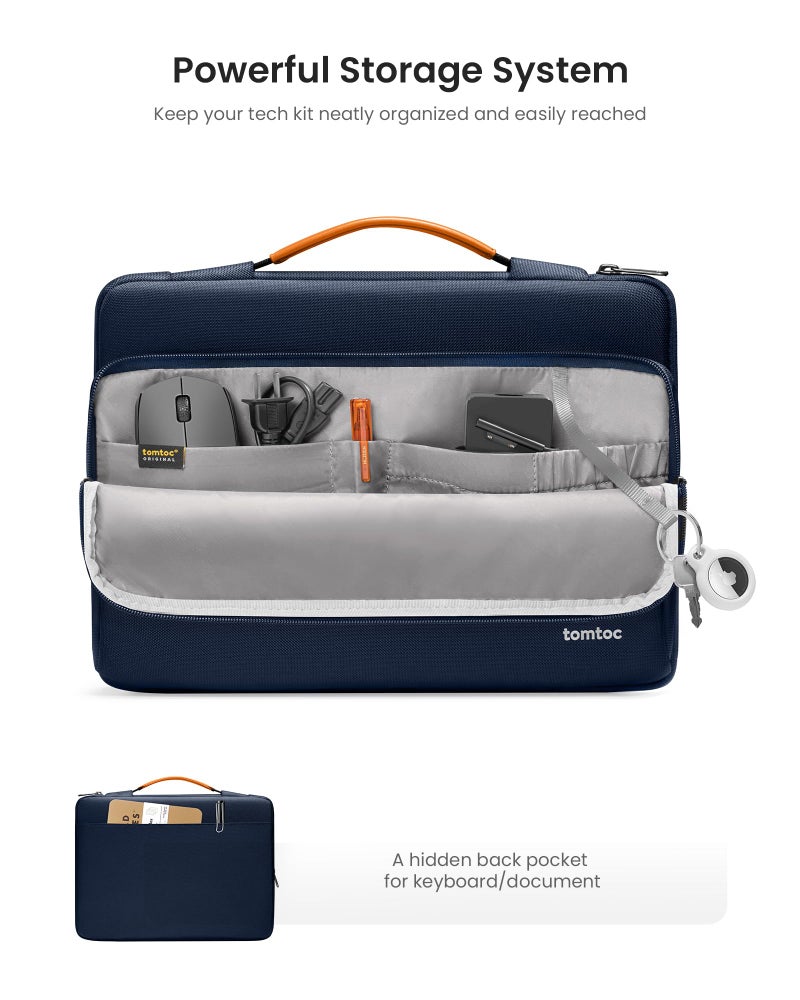 tomtoc 360 Protective Laptop Carrying Case for 15.6 Inch Acer Aspire 5 Slim Laptop, 15.6-16 Inch ASUS Strix G16/G15, Dell XPS 17, More Dell Lenovo ThinkPad 15 Inch Chromebook - Image 2